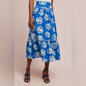 Anthropologie x Maeve Alyssa Midi Skirt size 6